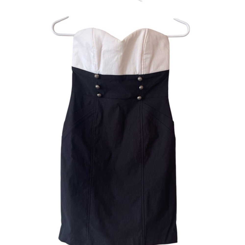 F21 Black & White Dress